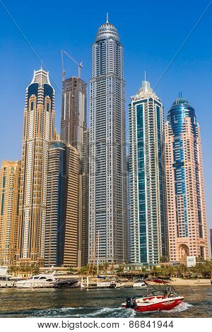 Dubai Marina Cityscape, Uae
