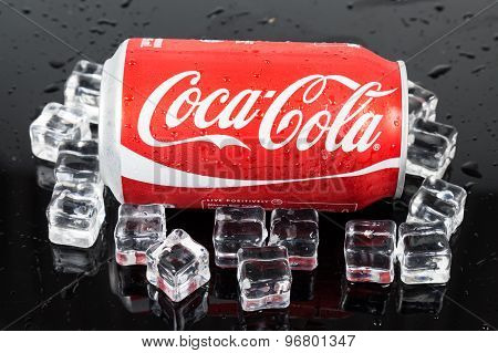 KUALA LUMPUR, MALAYSIA - AUGUST 30, 2015: Coca-cola maintain market leadership in the cola segment