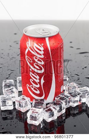 KUALA LUMPUR, MALAYSIA - AUGUST 30, 2015: Coca-cola maintain market leadership in the cola segment