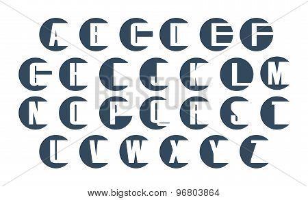 Vector Alphabet Set.