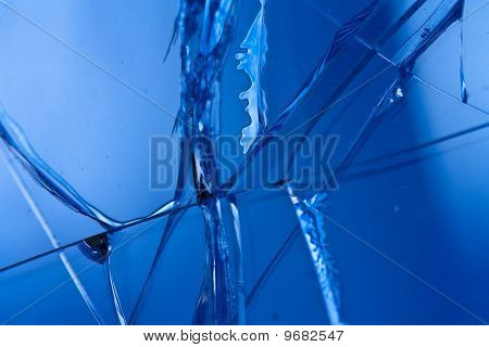 Macro Broken Glass