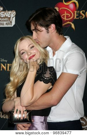 LOS ANGELES - JUL 24:  Dove Cameron, Ryan McCartan at the 