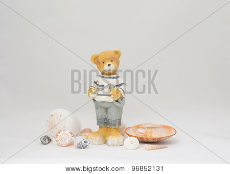 Wooden Teddy Bear