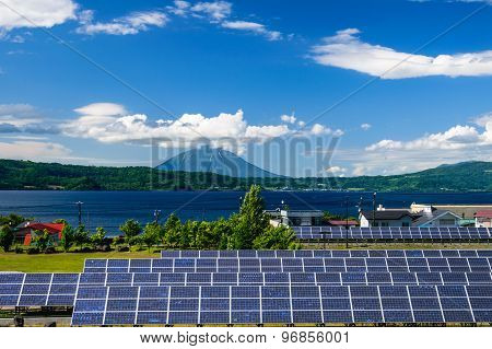 Solar Power For Cocept Of Sustainable Green Energy
