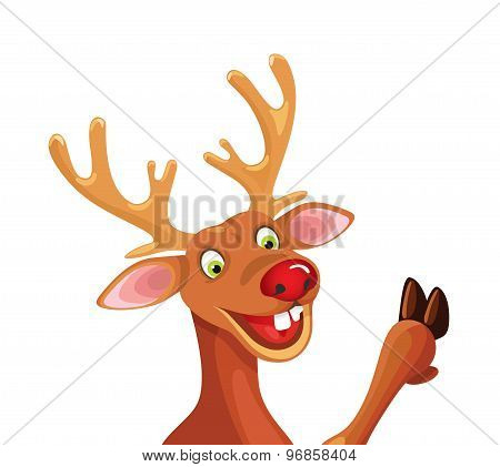 Rudolph Happy Christmas Reindeer