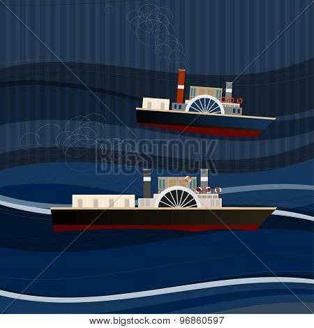 Ship sea