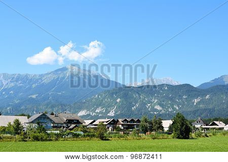 Alpine landscape in Slovenia