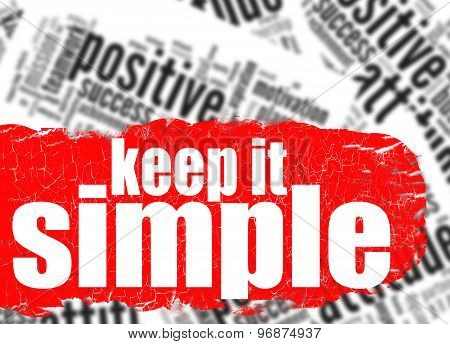 Word Cloud Keep It Simple