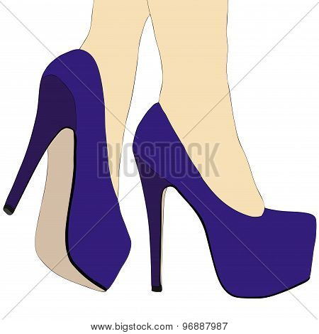 Legs And Shoes With Heels Number 015