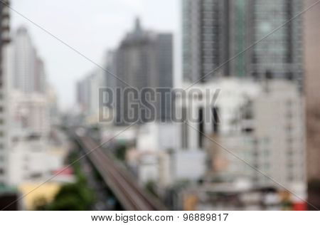 Blury Modern Building