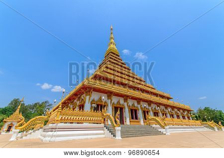 Temple Against Blue Sky