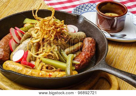 sausages in the bar