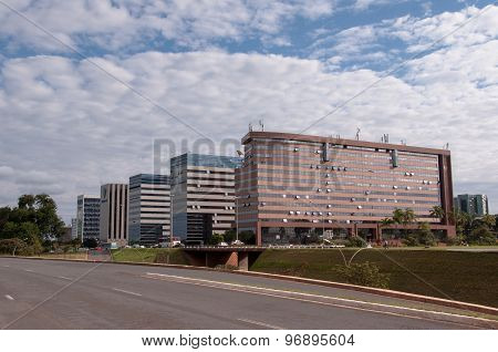 Modern Office Buildings in Brasilia