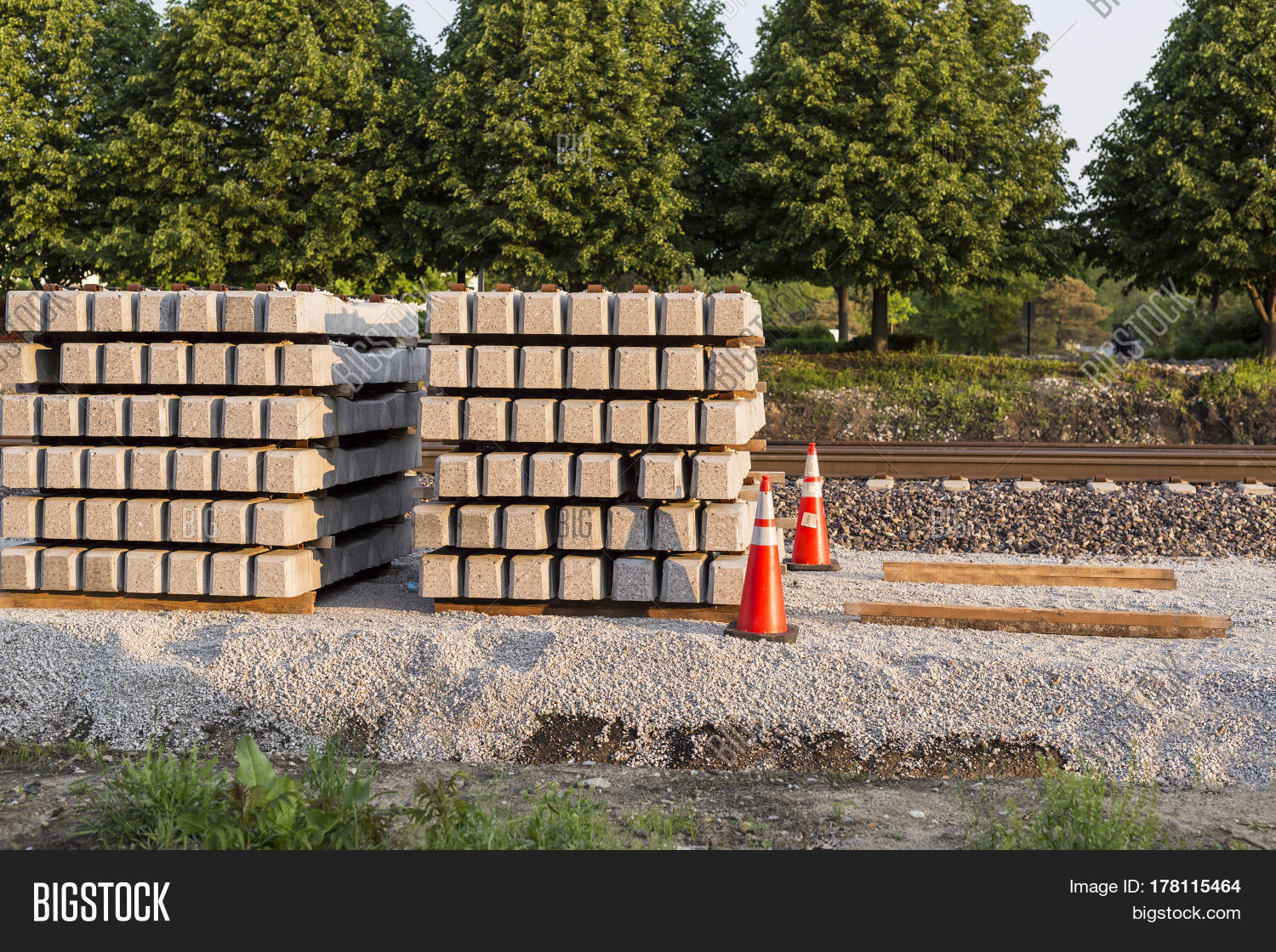 Stack Railroad Ties Image & Photo (Free Trial) Bigstock