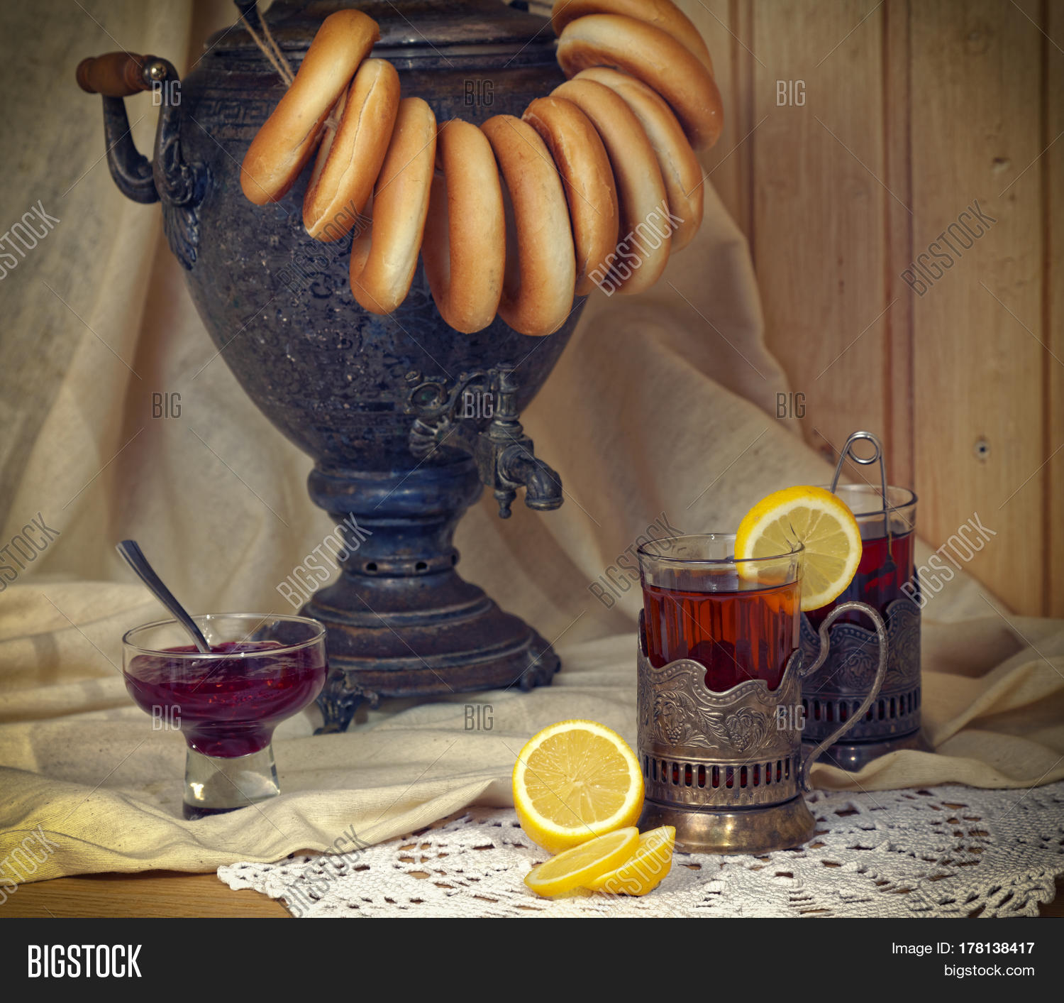 Samver Tea Russian Samovar, Tea Image & Photo (Free Trial) | Bigstock