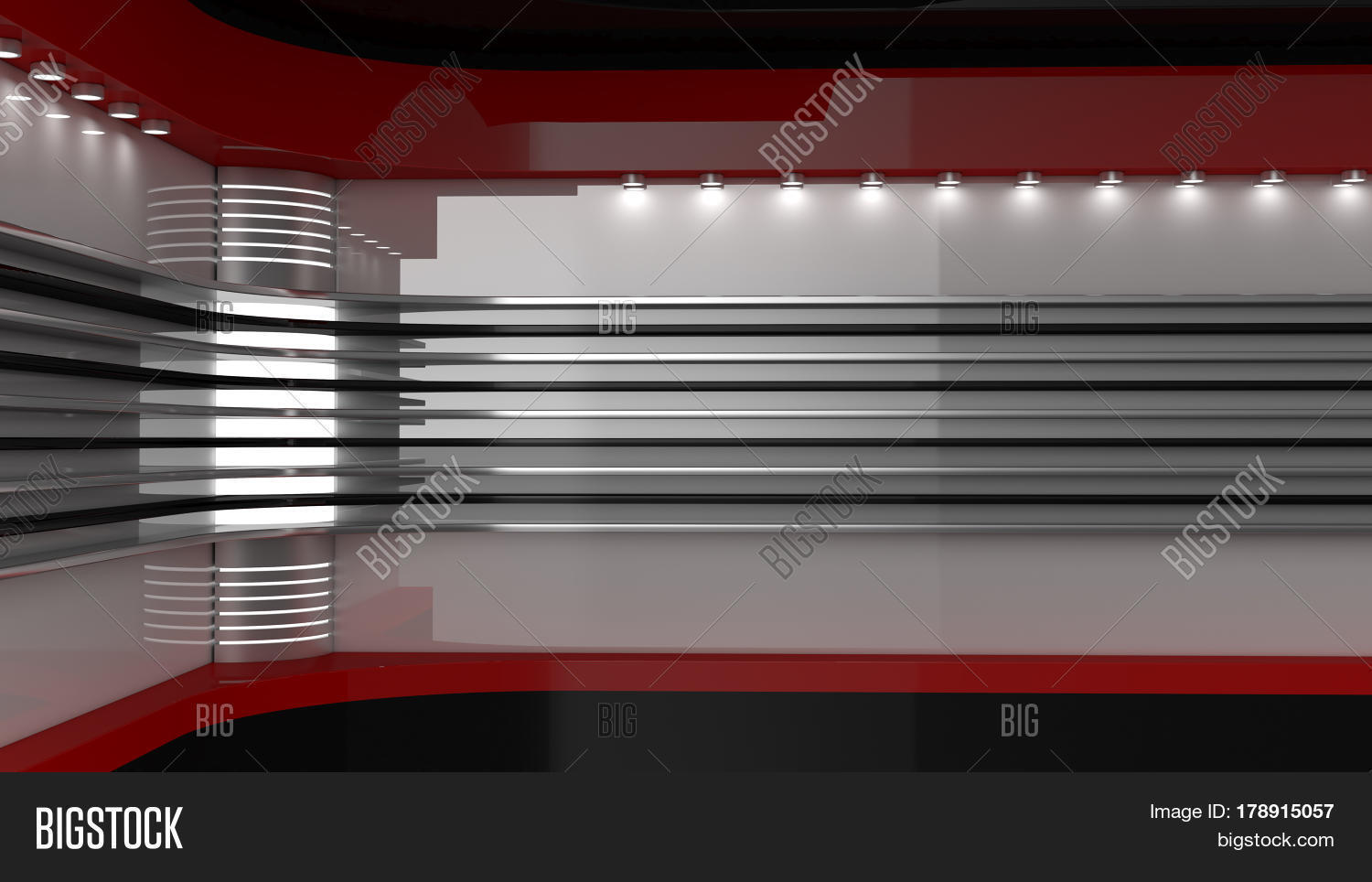 Tv Studio. Backdrop TV Image & Photo (Free Trial) Bigstock