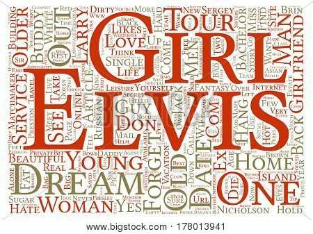 Dirty Old Men Get Their Dream Girls text background word cloud concept