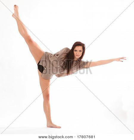 dramatische Tänzer-pose