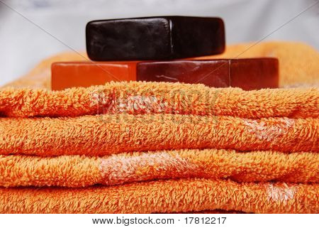 Towels and soaps
