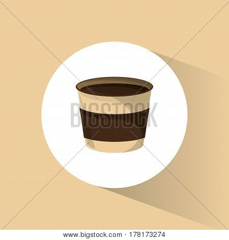 paper coffee cup beverage vector illustration eps 10