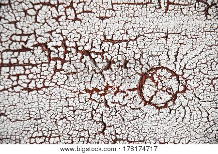 Texture Of Old White Paint On Black Boards