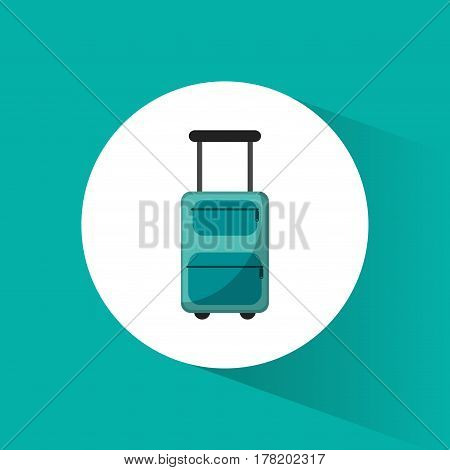 lugagge suitcase travel vacations vector illustration eps 10