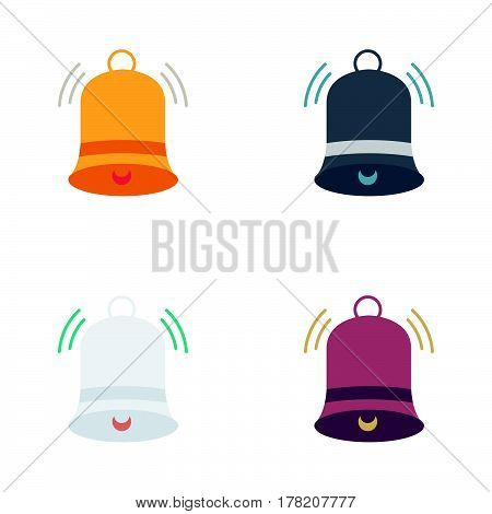 Christmas Bell vectorr flat style vector design support eps 10.