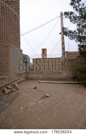 Noushabad and ancient underground city, Aran va Bidol, Kashan, Esfahan, Iran, March 23, 2017,  is considered one of the masterpieces of ancient architecture.