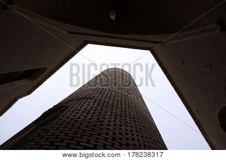 Noushabad and ancient underground city, Aran va Bidol, Kashan, Esfahan, Iran, March 23, 2017,  is considered one of the masterpieces of ancient architecture.