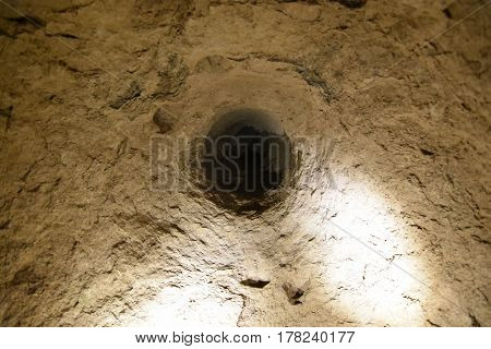 Noushabad and ancient underground city, Aran va Bidol, Kashan, Esfahan, Iran, March 23, 2017,  is considered one of the masterpieces of ancient architecture.