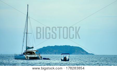 View at Small island close to Phuket Thailand