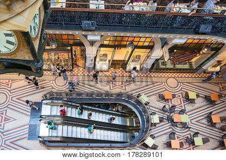 Queen Victoria Building Interior