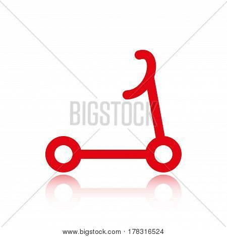 scooter icon stock vector illustration flat design