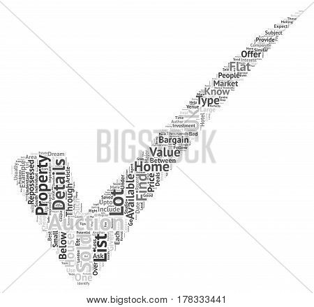 Grab Your Dream UK Home On The Cheap Property Auctions text background word cloud concept