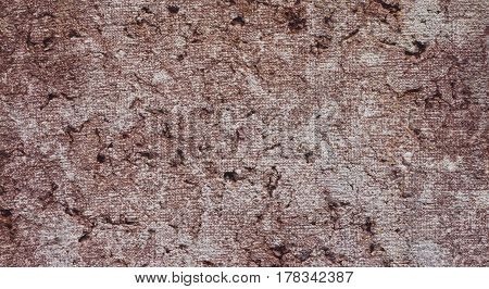 Brown and red background with concrete texture horizontal top view isolated vintage dark bronze backdrop old rustic stone board space blank back on the table mockup brick nuture wall