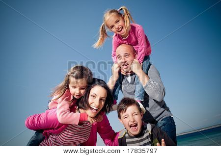 Lykkelig familie