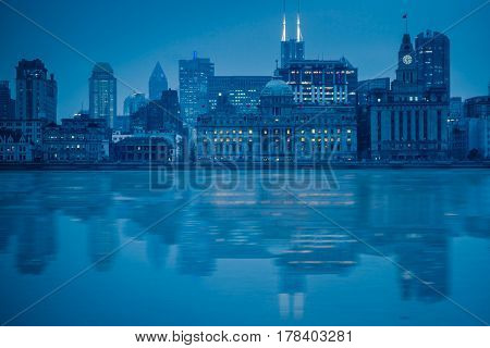 urban skyline and modern buildingscityscape of China.