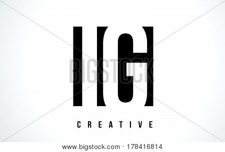 Ig I Q White Letter Logo Design With Black Square.