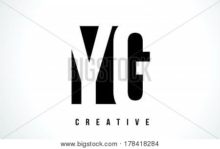 Yg Y G White Letter Logo Design With Black Square.