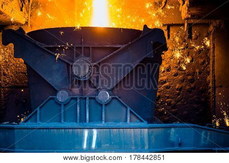 interior view of a steel factorysteel industry in city of China.