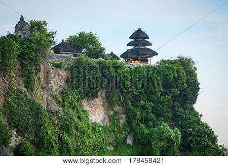 Pura Uluwatu Temple In Bali Island, Indonesia