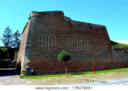 Medieval fortress Alba Iulia, Transylvania. The modern city is located near the site of the important Dacian political, economic and social centre of Apulon, which was mentioned by the ancient Greek geographer Ptolemy. Alba Iulia is an important romanian 