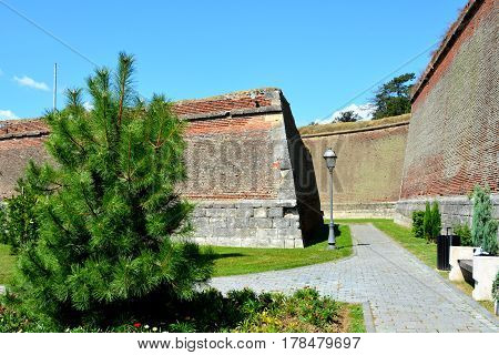 Medieval fortress Alba Iulia, Transylvania. The modern city is located near the site of the important Dacian political, economic and social centre of Apulon, which was mentioned by the ancient Greek geographer Ptolemy. Alba Iulia is an important romanian 