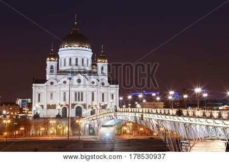 Temple Of Christ The Savior In Moscow