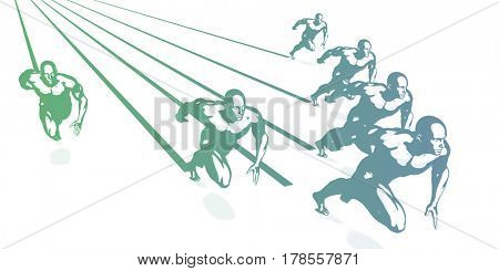 Futuristic Technology as a Next Generation Art 3D Illustration Render