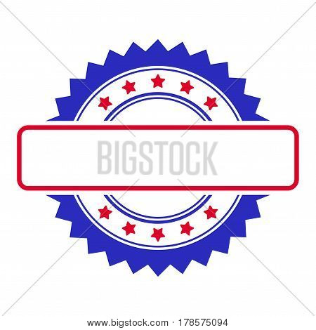 Seal Stamp Template flat vector icon. Flat style.