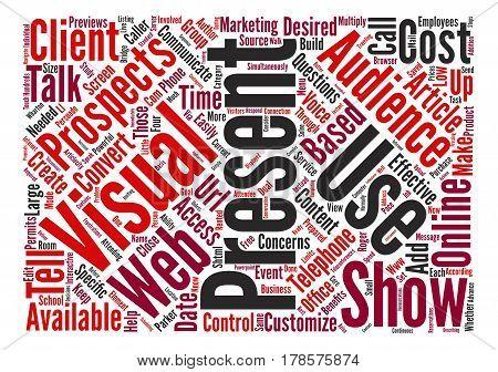 How to Convert Telephone Calls into Powerful Presentations text background word cloud concept