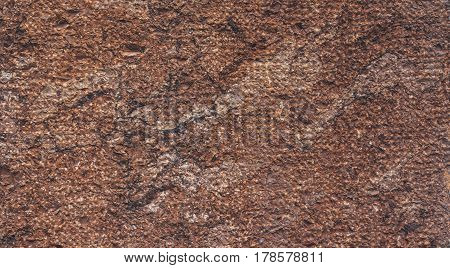 Brown and red background with concrete texture horizontal top view isolated vintage dark bronze backdrop old rustic stone board space blank back on the table mockup brick nuture wall