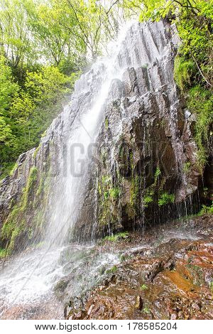 waterfall in the mountains of Georgia Ajaria 2014