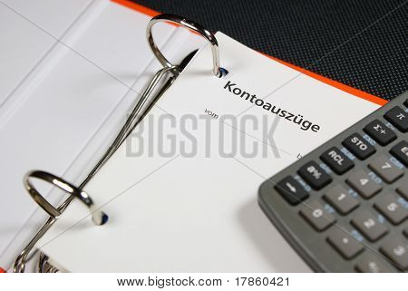 bankovní výpis